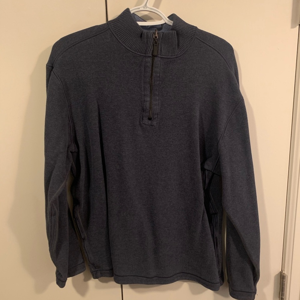 Age of Wisdom - Blue Quarter ZIP Sweater